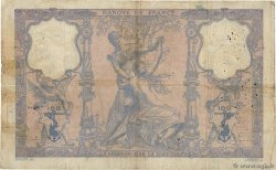 100 Francs BLEU ET ROSE FRANKREICH  1909 F.21.24 SGE
