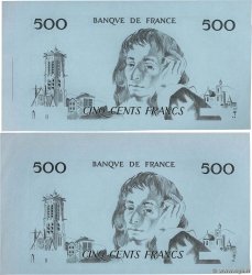 500 Francs PASCAL Épreuve FRANCE  1968 F.71.00Ec SUP+