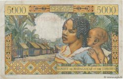 5000 Francs COMORES  1963 P.06c TB+