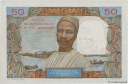 50 Francs MADAGASCAR  1950 P.045a FDC