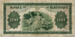 100 Francs MARTINIQUE  1945 P.19a BC