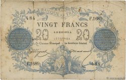 20 Francs type 1871 FRANKREICH  1873 F.A46.04 SGE