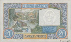 20 Francs TRAVAIL ET SCIENCE FRANCIA  1940 F.12.11 AU+