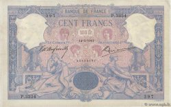 100 Francs BLEU ET ROSE FRANCE  1901 F.21.15