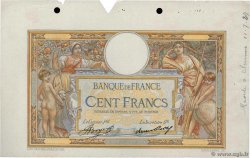 100 Francs LUC OLIVIER MERSON grands cartouches Épreuve FRANCIA  1933 F.24.12Ed