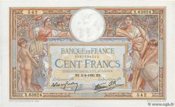 100 Francs LUC OLIVIER MERSON type modifié FRANCIA  1939 F.25.41 AU