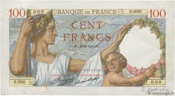 100 Francs SULLY Épreuve FRANCIA  1935 F.26.00Ed