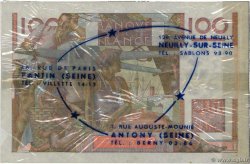 100 Francs JEUNE PAYSAN Publicitaire FRANCE  1953 F.28.36 XF