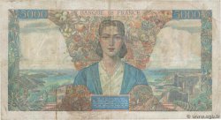 5000 Francs EMPIRE FRANÇAIS Petit numéro FRANKREICH  1942 F.47.01 S