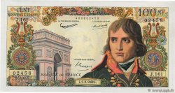 100 Nouveaux Francs BONAPARTE FRANCIA  1962 F.59.14 q.AU