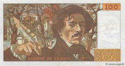 100 Francs DELACROIX FRANKREICH  1978 F.68.04 SS