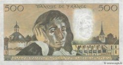500 Francs PASCAL Fauté FRANCIA  1987 F.71.36 BB