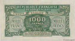 1000 Francs MARIANNE THOMAS DE LA RUE FRANCE  1945 VF.13.03 XF-