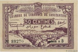 50 Centimes FRANCE Regionalismus und verschiedenen Constantine 1922 JP.140.40 fST