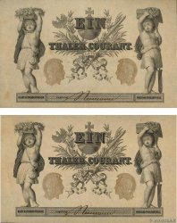 1 Thaler Consécutifs ALEMANIA  1861 PS.0411 EBC+