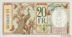 20 Francs Spécimen DJIBUTI  1936 P.07s FDC