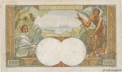 1000 Francs MADAGASCAR  1948 P.041 MBC