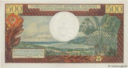 500 Francs - 100 Ariary MADAGASCAR  1964 P.058a XF+