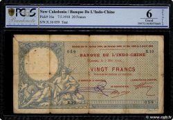 20 Francs NOUVELLE CALÉDONIE  1910 P.16a
