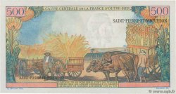 10 NF sur 500 Francs Pointe à Pitre SAINT PIERRE E MIQUELON  1964 P.33 q.FDC