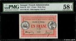 1 Franc SENEGAL  1917 P.02b