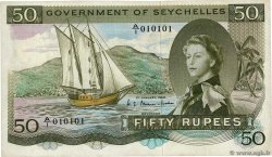 50 Rupees SEYCHELLEN  1968 P.17a fVZ