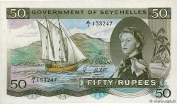 50 Rupees SEYCHELLES  1972 P.17d XF