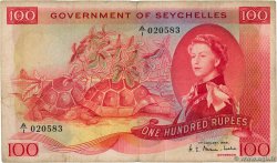 100 Rupees SEYCHELLES  1969 P.18b