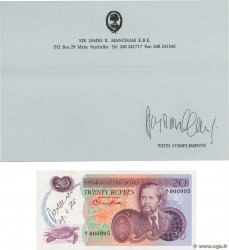 20 Rupees SEYCHELLES  1977 P.20a q.FDC