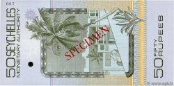 50 Rupees Spécimen SEYCHELLES  1979 P.25s FDC