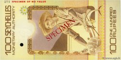 100 Rupees Spécimen SEYCHELLEN  1979 P.26s ST