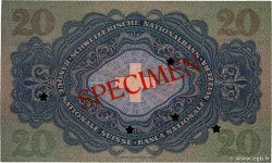 20 Francs Spécimen SUISSE  1929 P.39s1 SC