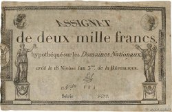 2000 Francs FRANCE  1795 Ass.51a TB+
