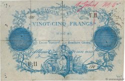 25 Francs type 1870 - Clermont-Ferrand Faux FRANKREICH  1871 F.A44.01