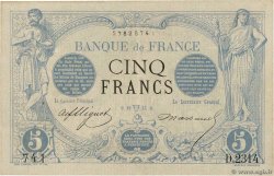 5 Francs NOIR FRANCE  1873 F.01.17 TTB+