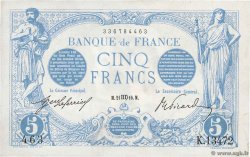 5 Francs BLEU FRANCE  1916 F.02.42 XF-