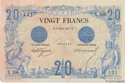 20 Francs NOIR FRANKREICH  1875 F.09.02