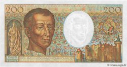 200 Francs MONTESQUIEU FRANCE  1984 F.70.04 AU