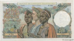5000 Francs FRENCH WEST AFRICA (1895-1958)  1950 P.43 XF+