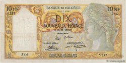 10 Nouveaux Francs ARGELIA  1959 P.119a BC+