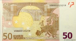50 Euros Fauté EUROPA  2002 €.130.11 VZ+