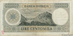 100000 Lire ITALY  1974 P.100c G