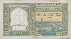 1000 Francs MARUECOS  1946 P.16c MBC
