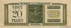 20 Francs NOUVELLE CALÉDONIE  1944 P.49 XF