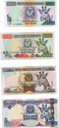 500, 1000, 5000 et 10000 Shillings TANZANIA  1997 P.30 au P.33 UNC