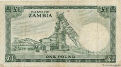 1 Pound ZAMBIE  1964 P.02a TB