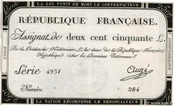 250 Livres FRANCIA  1793 Ass.45a