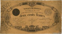 200 Francs 1848 Succursales FRANCE  1848 F.A30.01 VF - XF