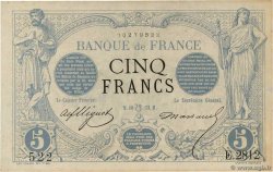 5 Francs NOIR FRANCIA  1873 F.01.20 q.FDC