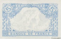 5 Francs BLEU FRANKREICH  1915 F.02.26 fST+